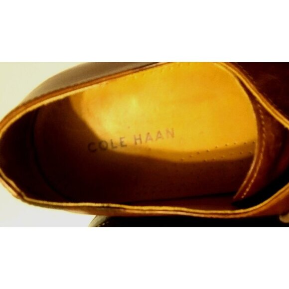 Cole Haan Men's size 10 brown leather oxford dress shoes - Picture 8 of 8